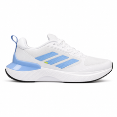 SUPERMAGNA white and blue sneakers - outer side profile