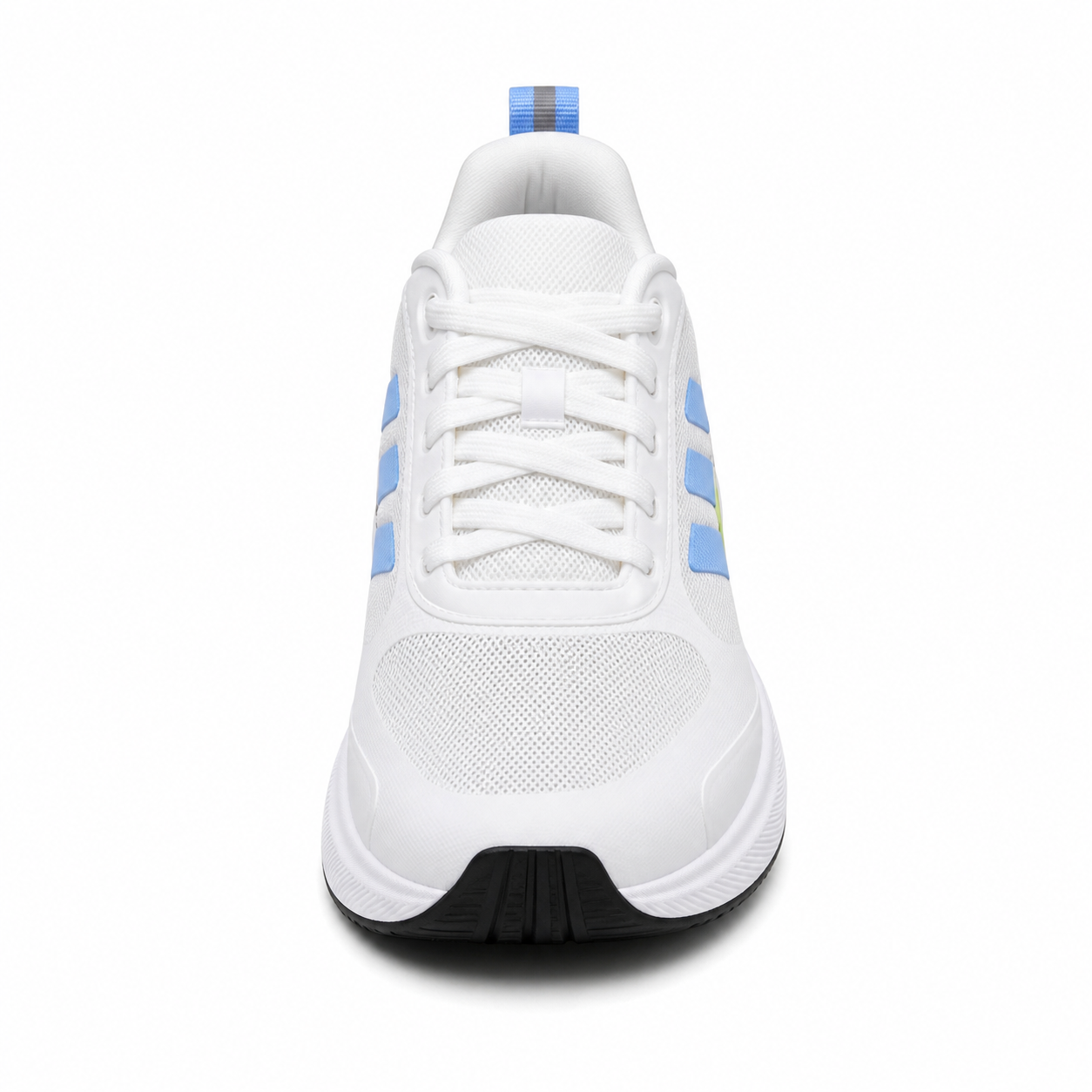 SUPERMAGNA white and blue sneakers - front view