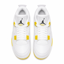 JA 4 Retro “Vivid Sulfur” white and vivid yellow sneaker - product view 4