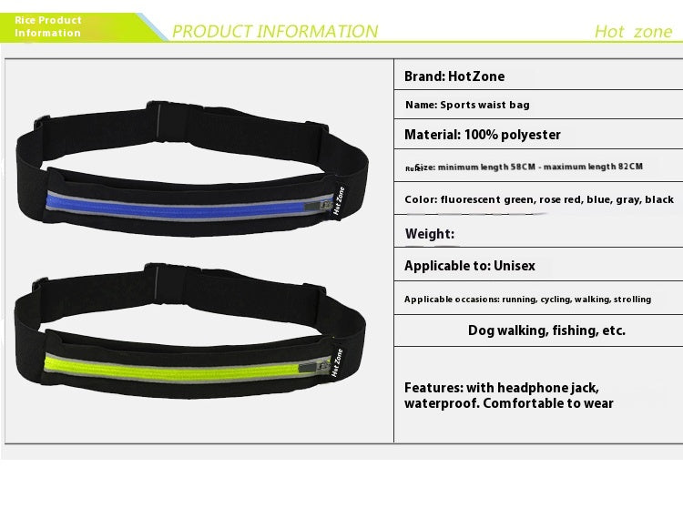 NightRun Waterproof Waist Pack