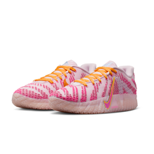 Ja 3 Basketball Shoes Jelly Bean / Pink Foam / Silt Red HF2794-601 - three-quarter pair view
