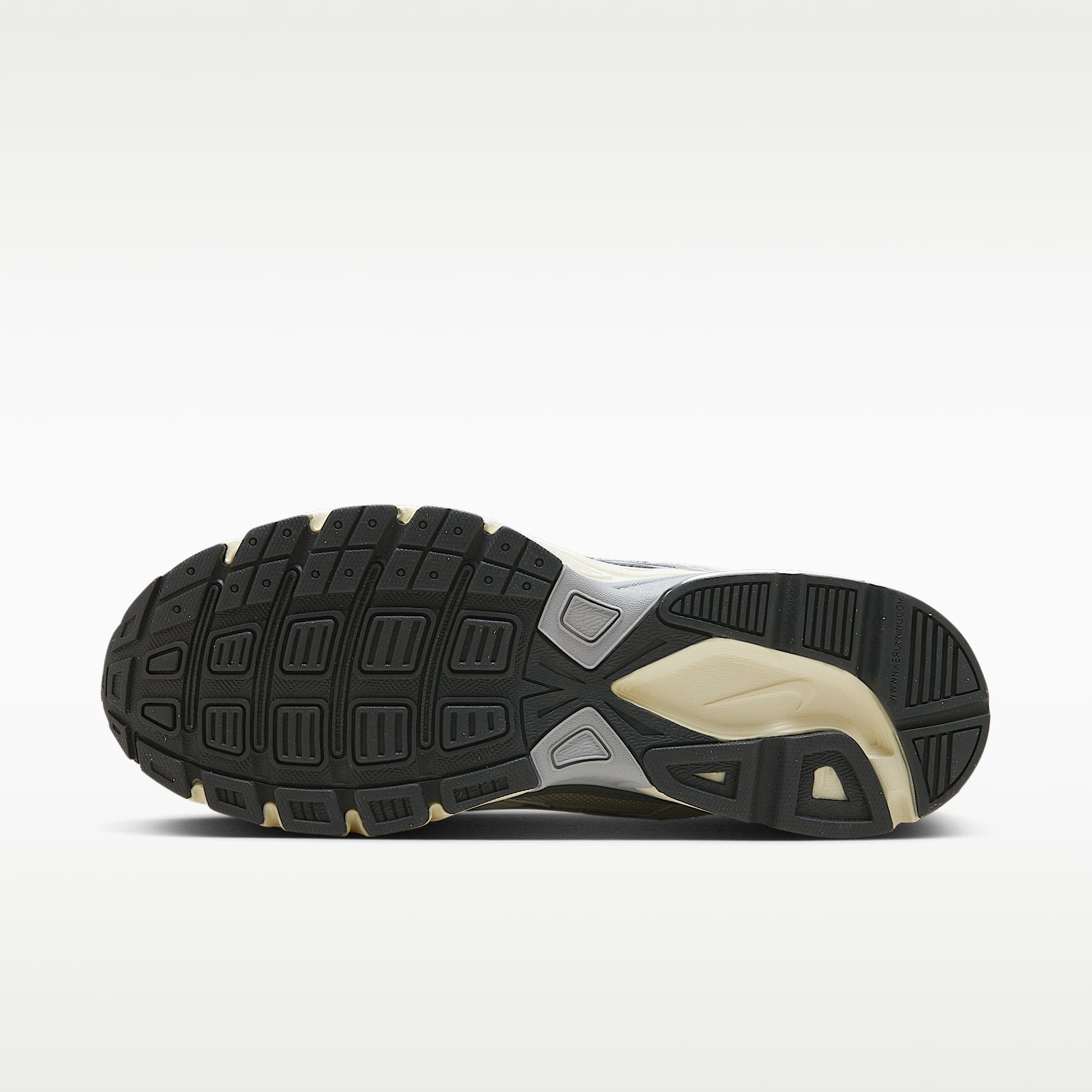 Initiator Running Shoe in Light Bone and Smoke Grey - view 2