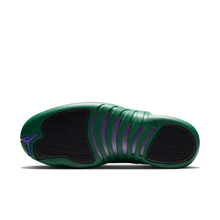 AJ 12 Retro Idols Become Rivals - Summit White Gorge Green - Summit White / Fierce Purple / Gorge Green - outsole view