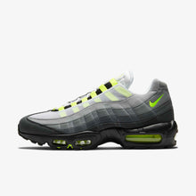 Air Max 95 OG Neon Yellow - Black / Neon Yellow / Light Graphite - lateral side view