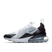 AM 270 Everyday Air Sneakers - White / Black / Dusty Cactus - lateral and medial side views