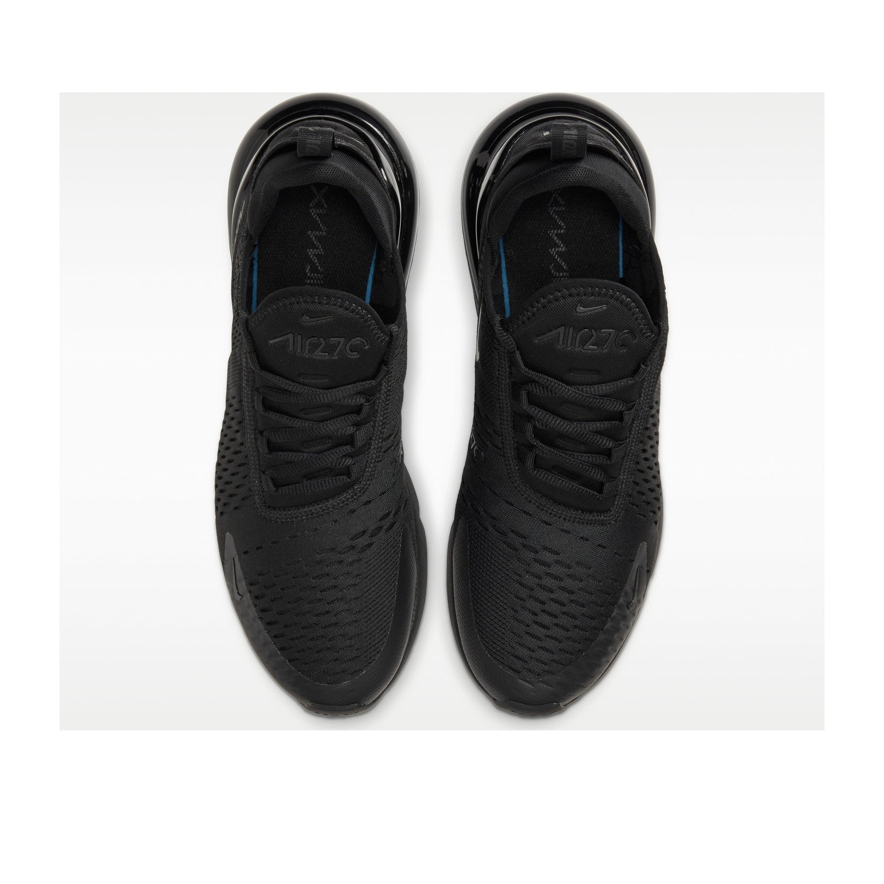 AM 270 Everyday Air Sneakers - Triple Black - top view