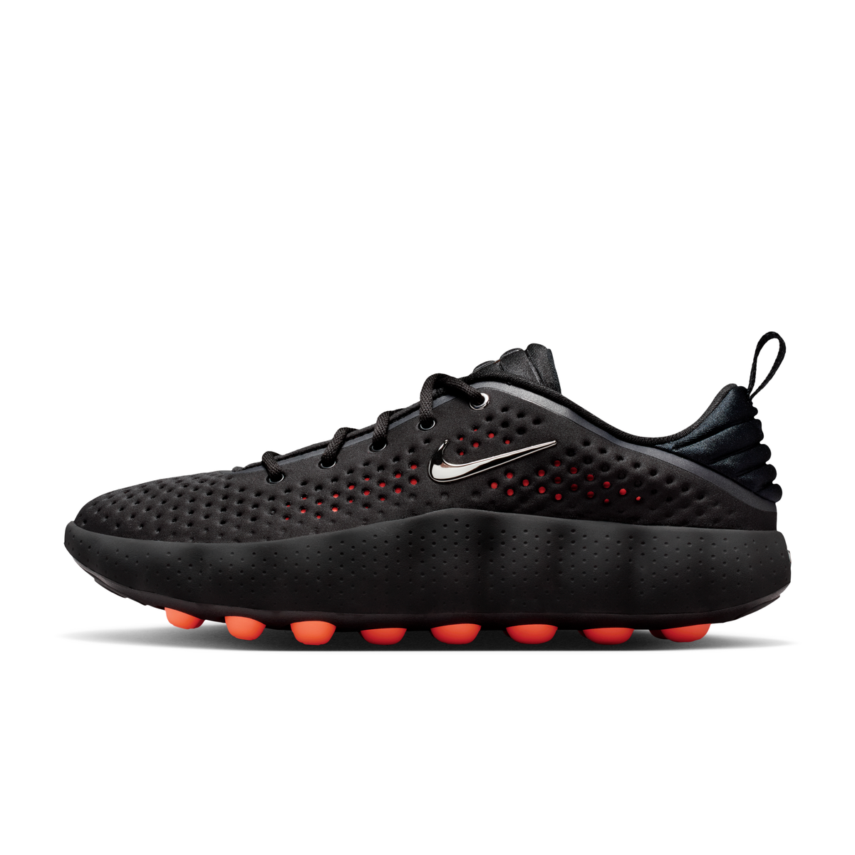 Nike Mind 002 Black / Hyper Crimson / Chrome HQ4308-001 - lateral side view