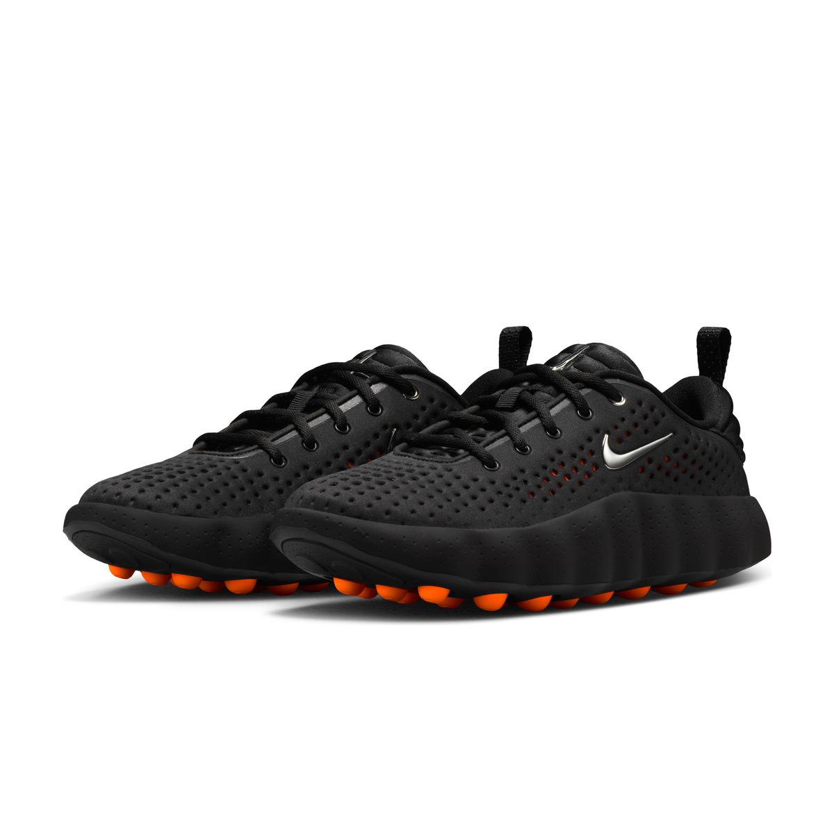Nike Mind 002 HQ4310-001 Black / Hyper Crimson / Chrome HQ4310-001 - three-quarter pair view