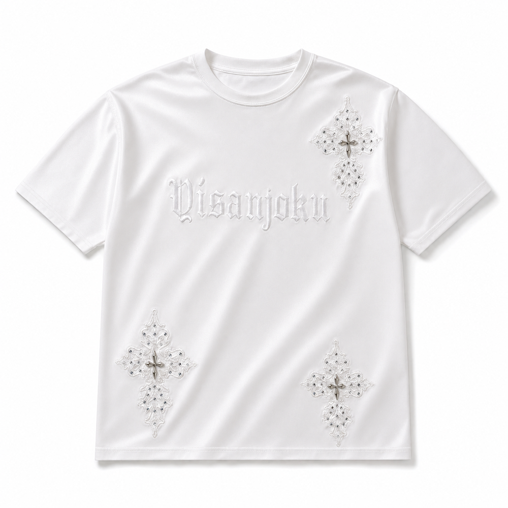 Crystal Cross Tee