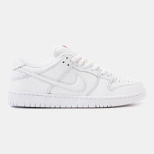 Dunk Low Pro ISO Triple White / Orange Label - Triple White / Orange Label - centered lateral side view