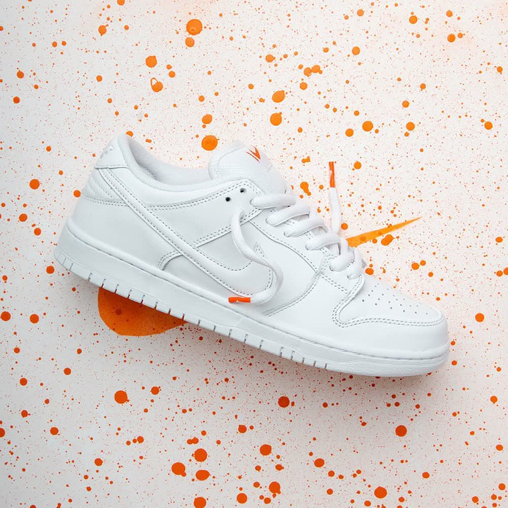 Dunk Low Pro ISO Triple White / Orange Label