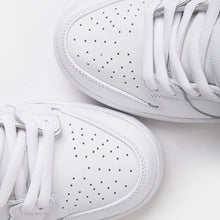 Dunk Low Pro ISO Triple White / Orange Label - Triple White / Orange Label - toe detail view