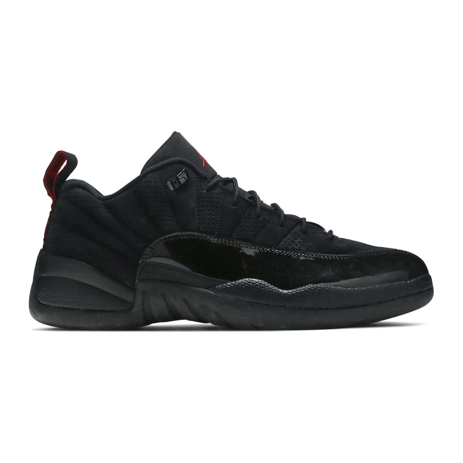 Retro 12 Low Black Patent - Black / Varsity Red - product view 1