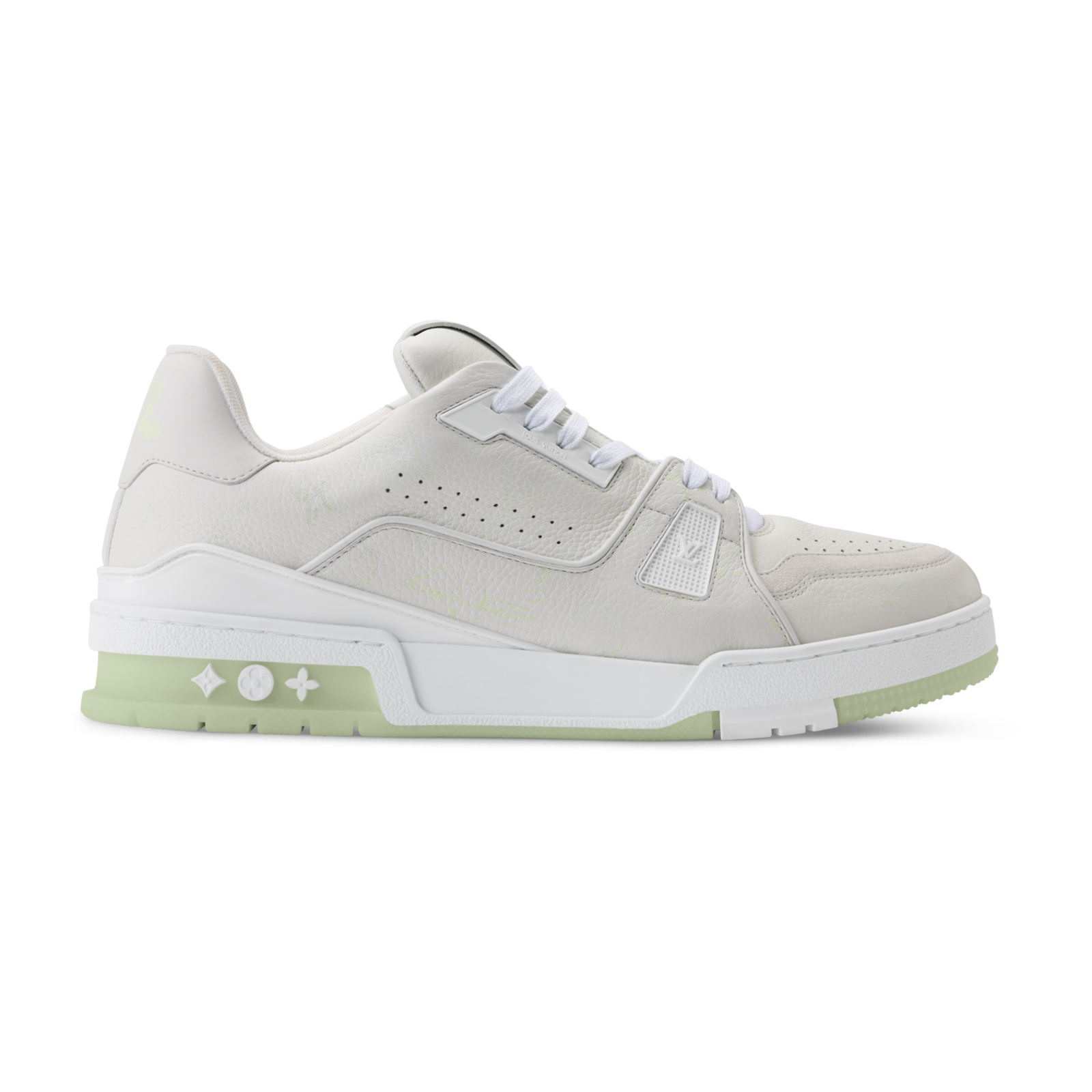 Trainer Sneaker Luminous White - side profile